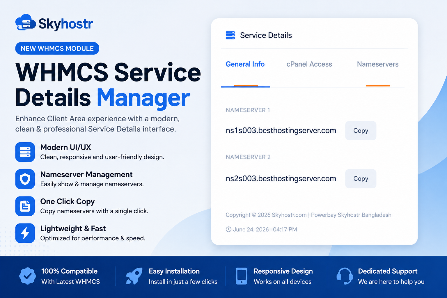 WHMCS Service Details Manager Pro